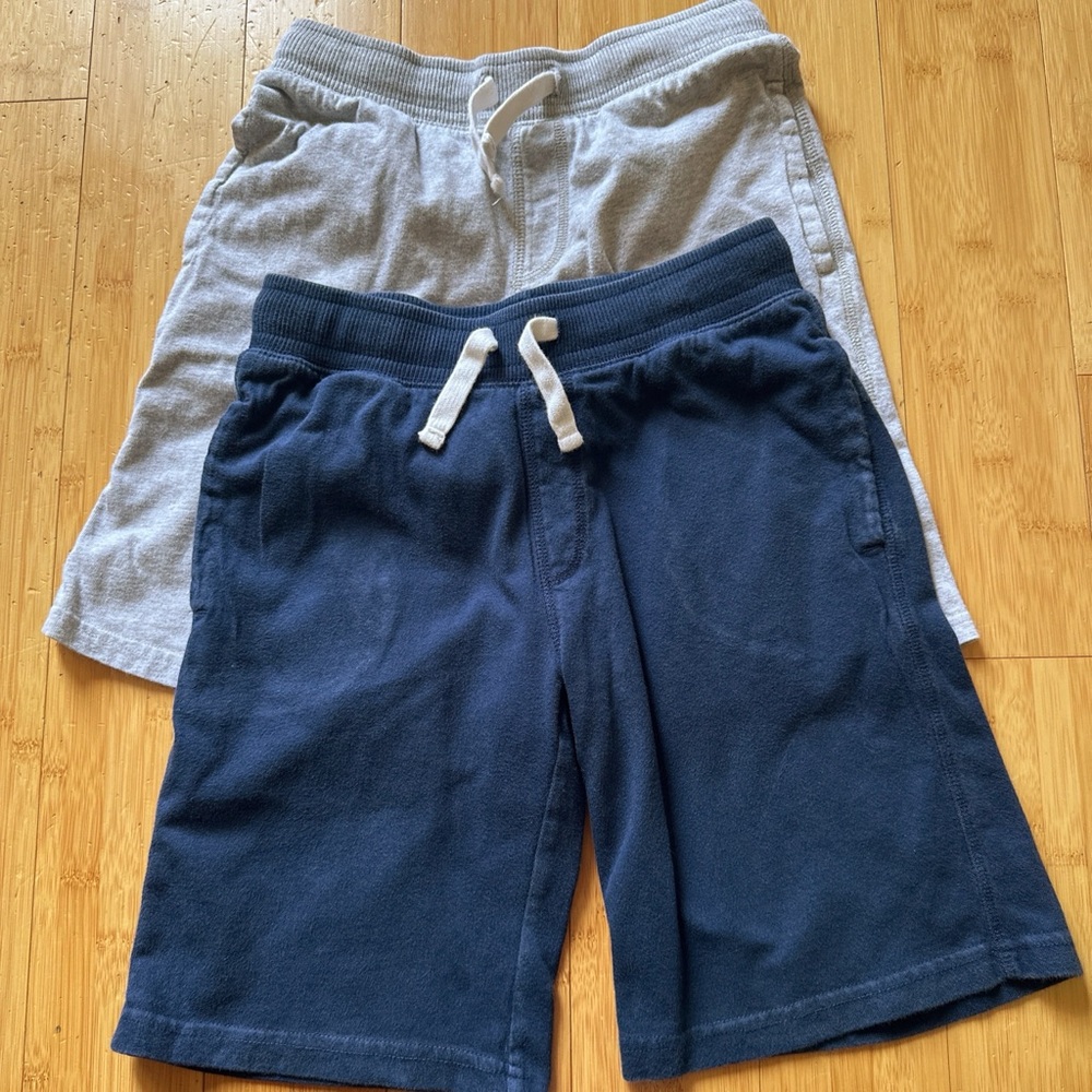 Kids Crazy 8 Navy and Gray Shorts Set